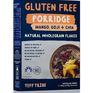 Nadia Coetzee - Nutritionist - Root Your Health - Perth - Shop - TEFF Mango Goji and Chia Porridge