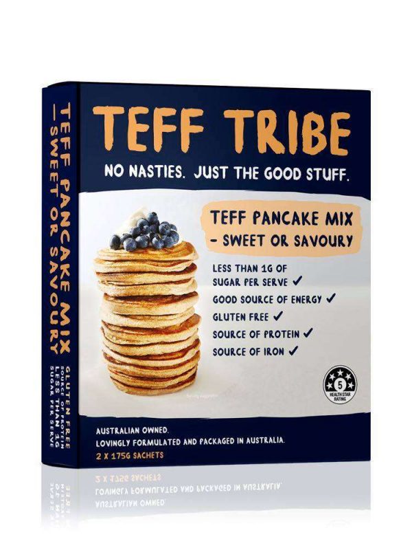 Nadia Coetzee - Nutritionist - Root Your Health - Perth - Shop - TEFF PANCAKE MIX- SWEET OR SAVOURY