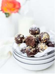 Recipes with Nadia Coetzee - Nutritionist - Root Your Health Perth Cocoa Coconut Bliss Balls