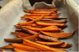 Recipes with Nadia Coetzee - Nutritionist - Root Your Health Perth Sweet potato fries