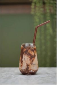 Nadia Coetzee - Nutritionist - Root Your Health - Perth - Vegan Iced Cocoa