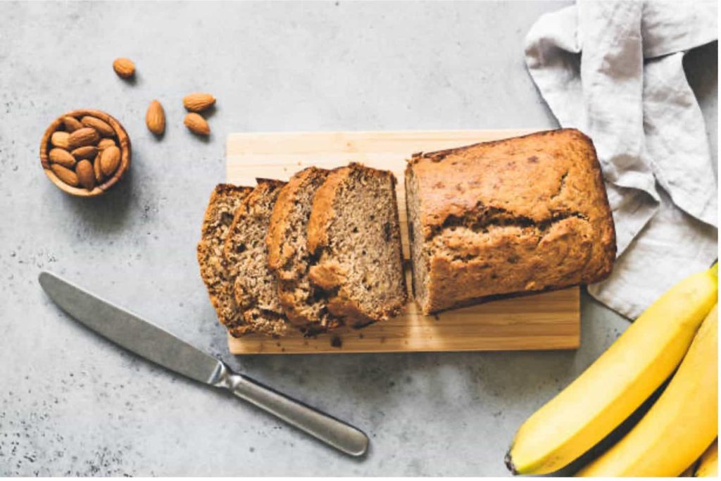 Recipes with Nadia Coetzee - Nutritionist - Root Your Health Perth - Vegan, GF Banana Bread